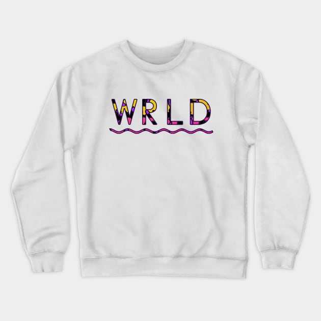 WRLD Colorfull Crewneck Sweatshirt by Ryzen 5